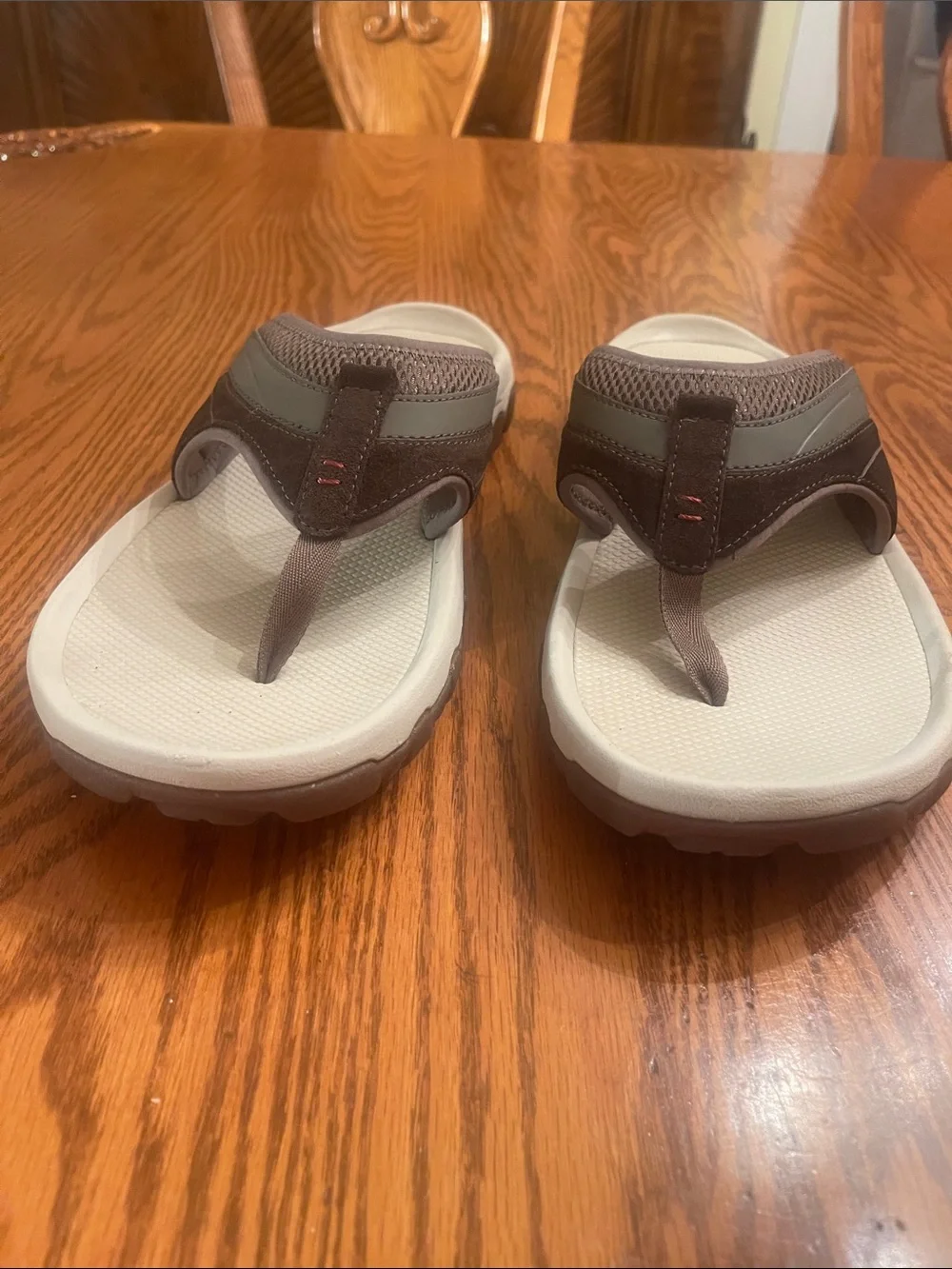 Teva Brown Rubber Tread Sandal Sole